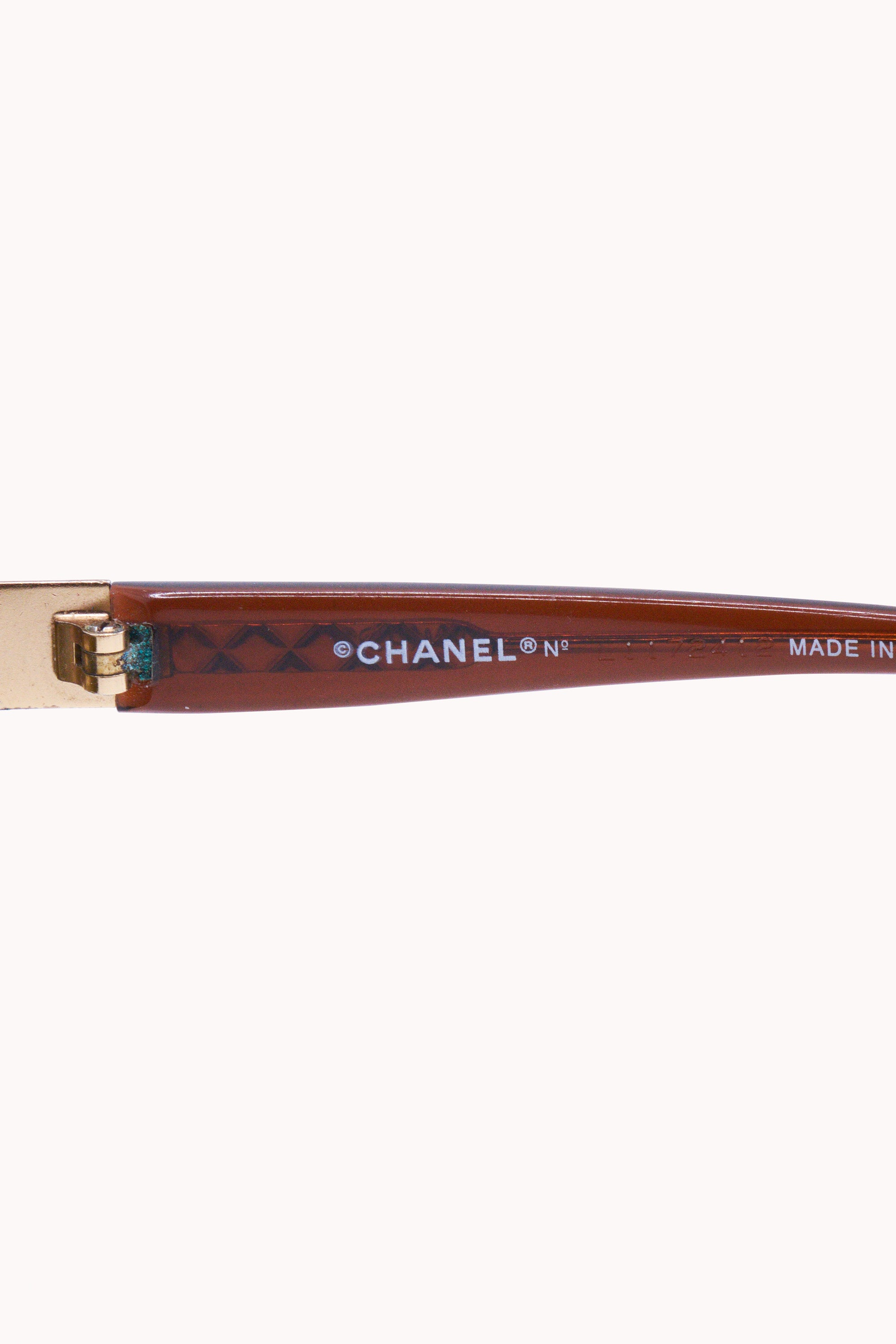 2000s Chanel Brown Sunglasses