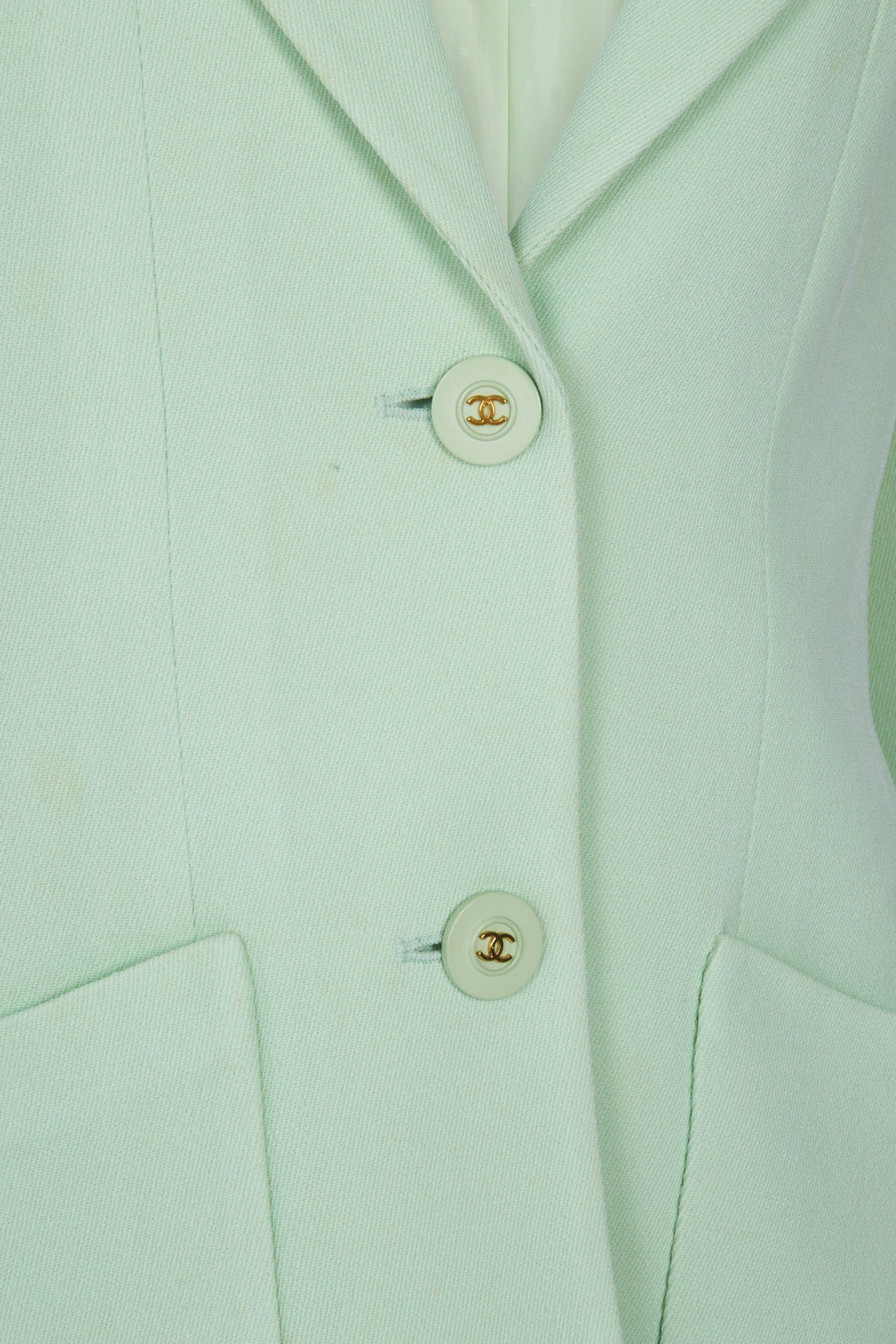 Chanel Spring 1994 Green Suit