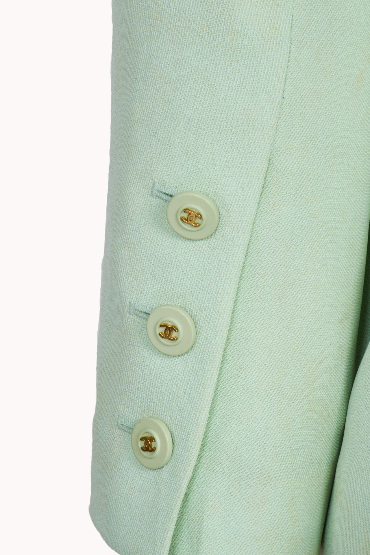 Chanel Spring 1994 Green Suit