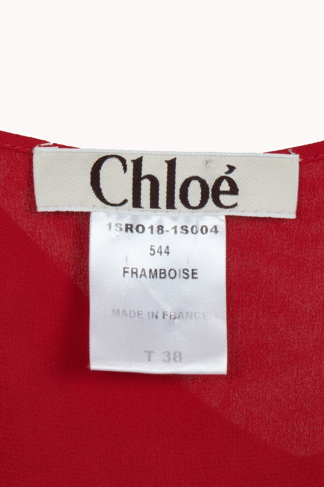 Chloe Spring 2001 Red Dress