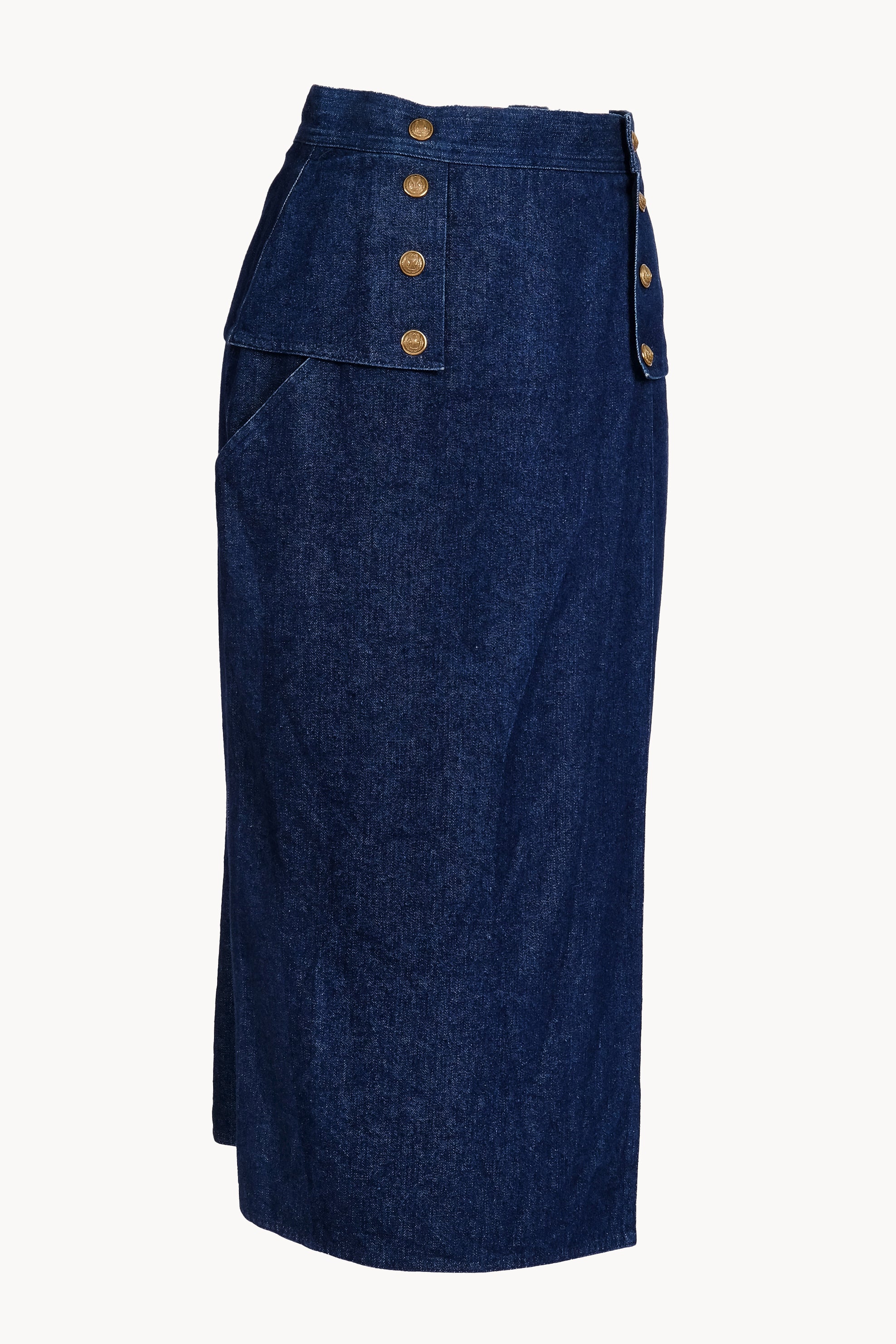 80s Anne Marie Beretta Denim Skirt