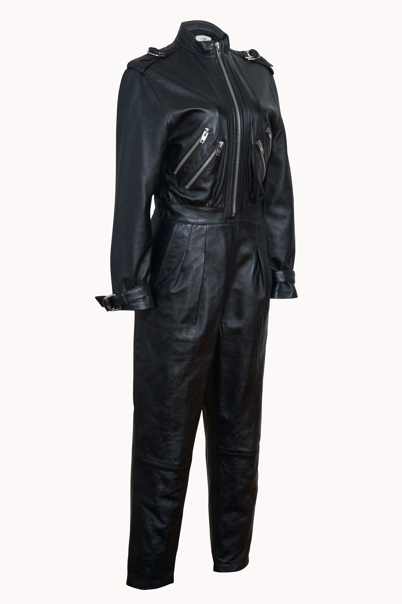 2019 Celine Leather Jumpsuit