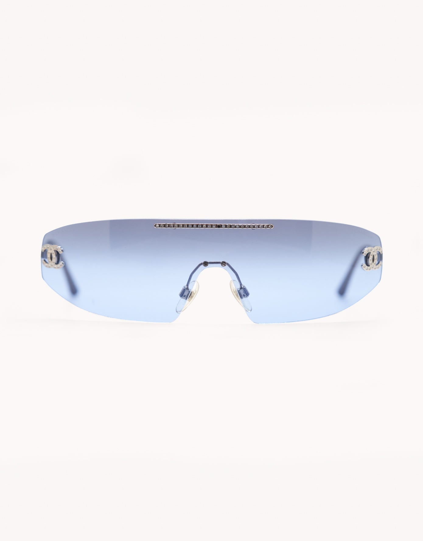 Chanel Crystal Blue Sunglasses