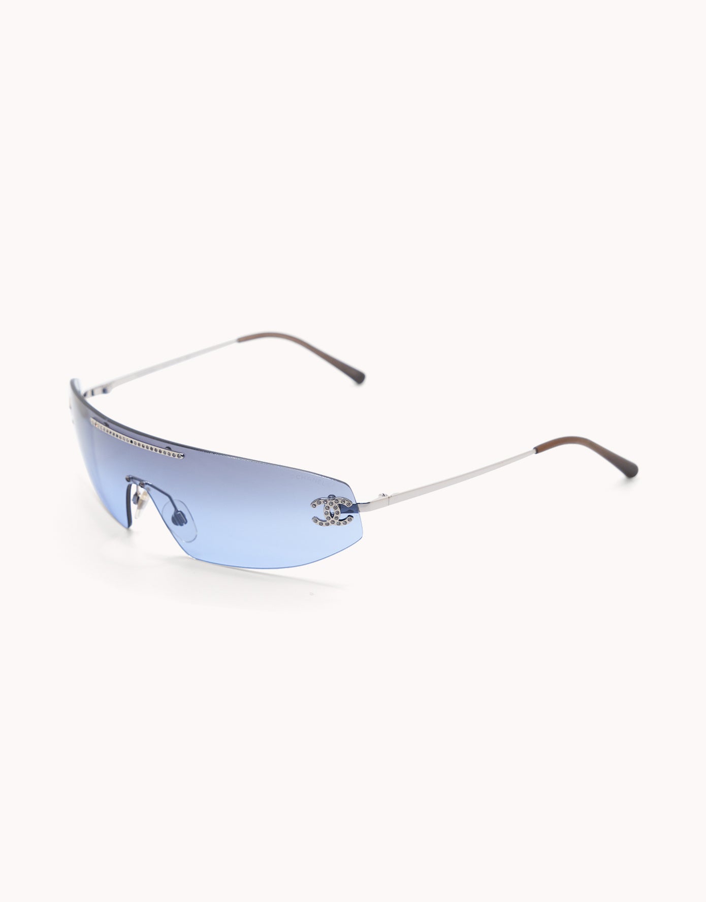 Chanel Crystal Blue Sunglasses