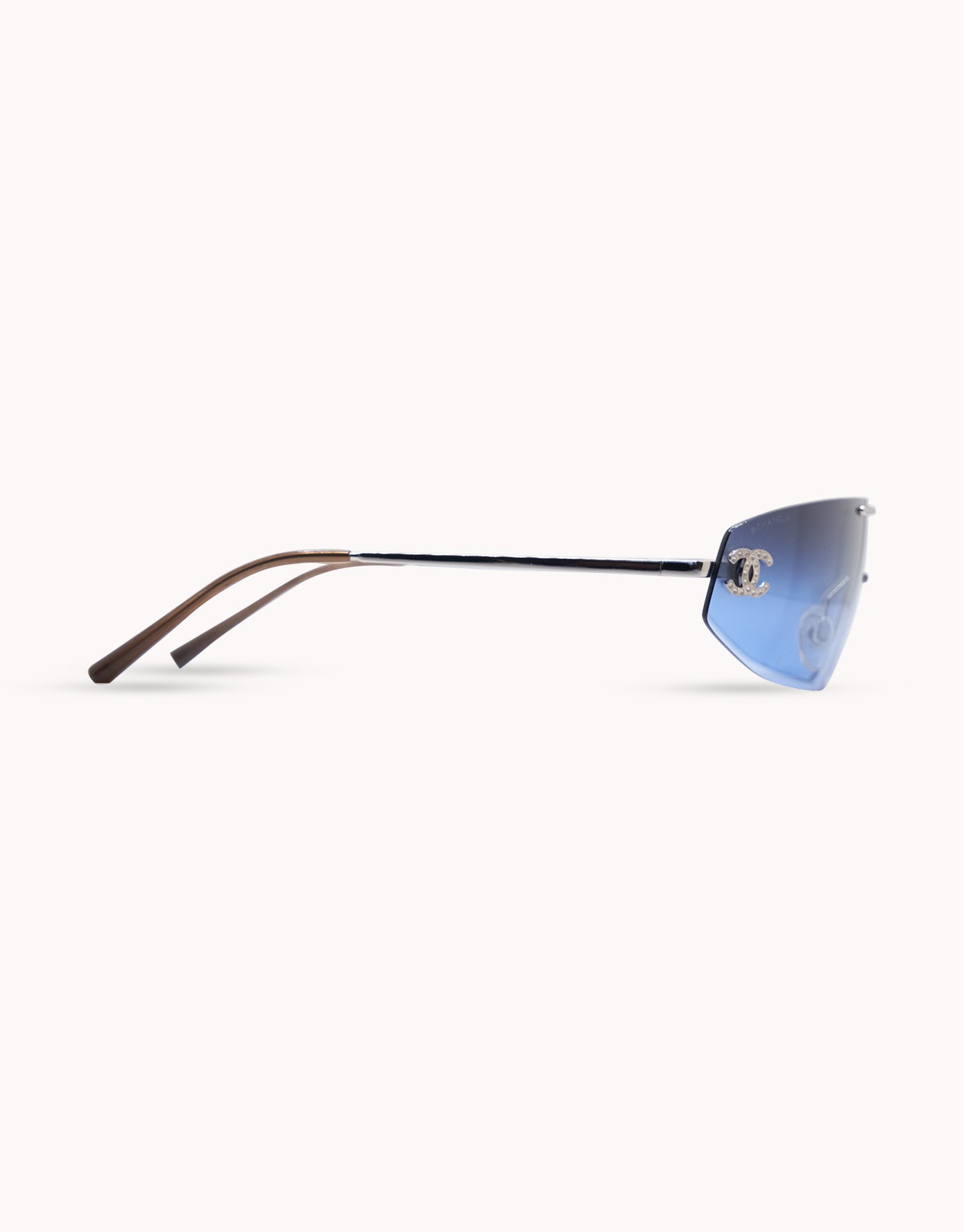 Chanel Crystal Blue Sunglasses