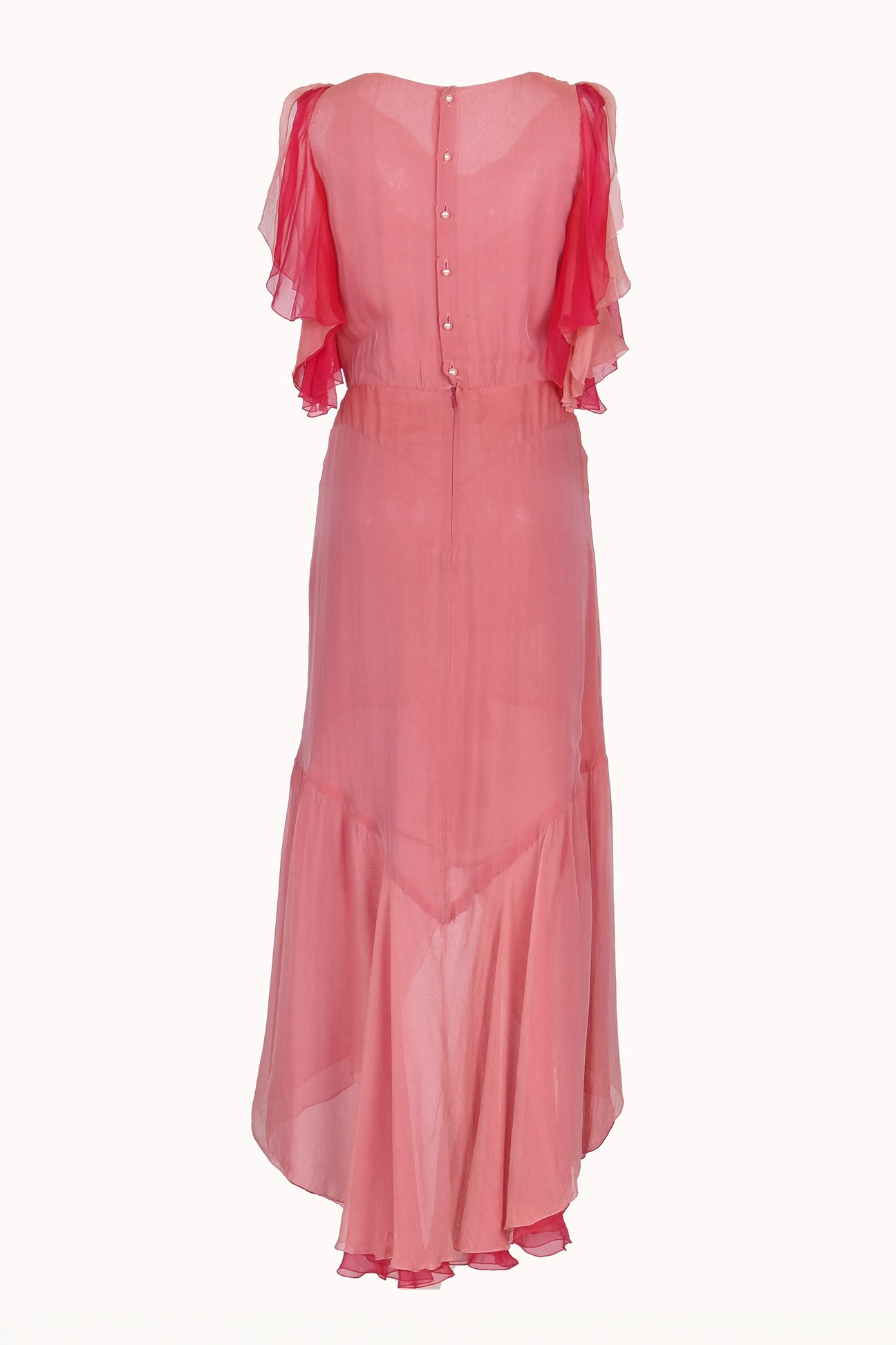 Chanel by Karl Lagerfeld two tones pink dress