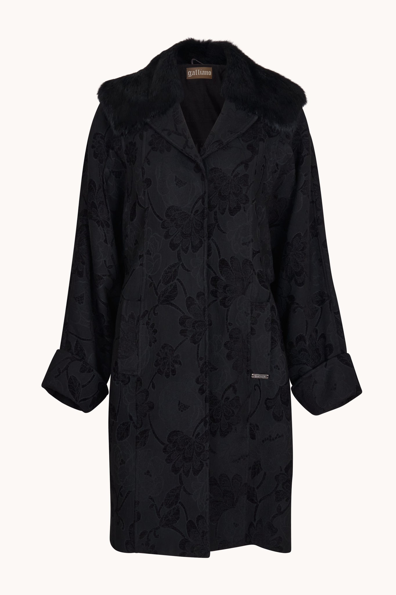 2000s John Galliano Black Coat