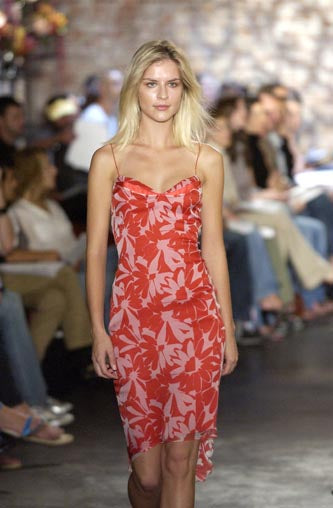 Yigal Azrouel Spring 2004 Red Dress