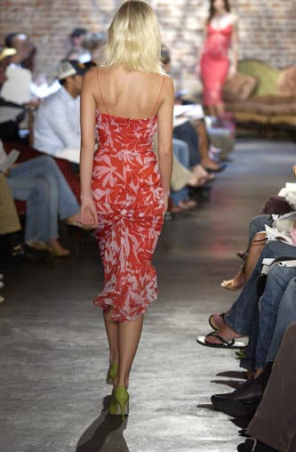 Yigal Azrouel Spring 2004 Red Dress