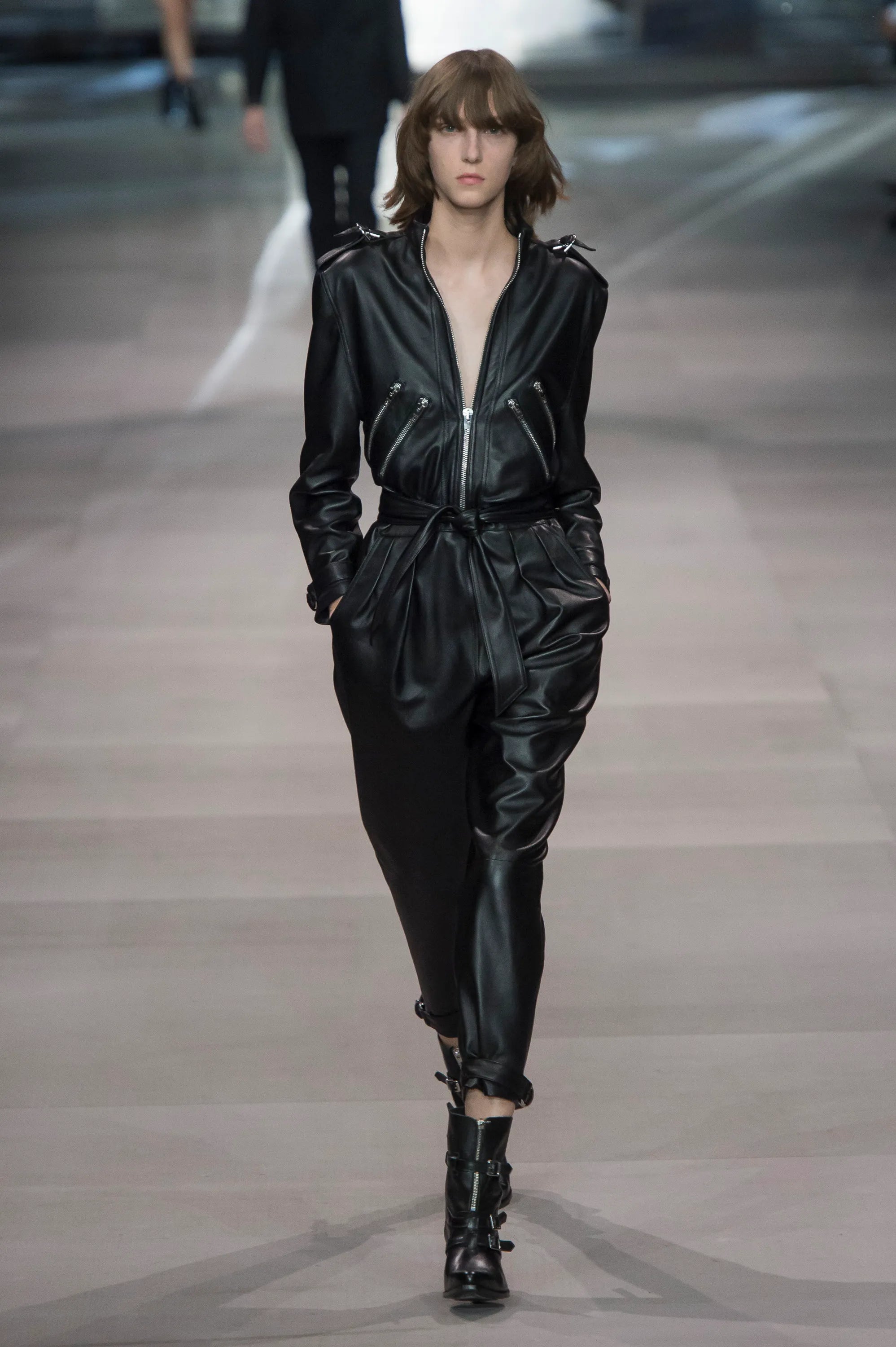 2019 Celine Leather Jumpsuit