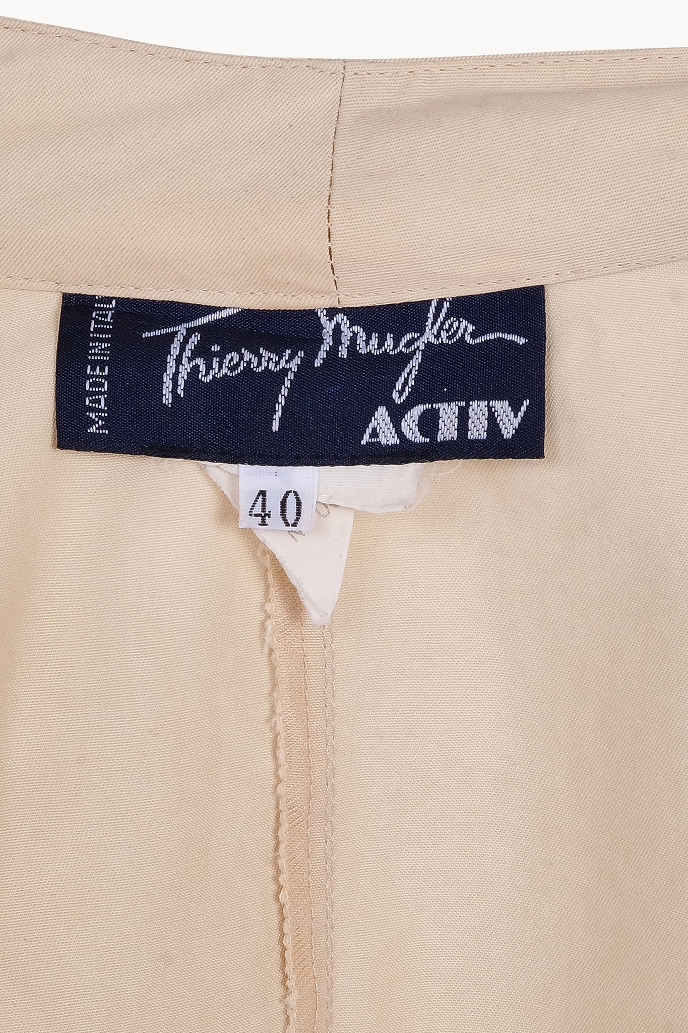 80s Thierry Mugler Activ Beige Jacket