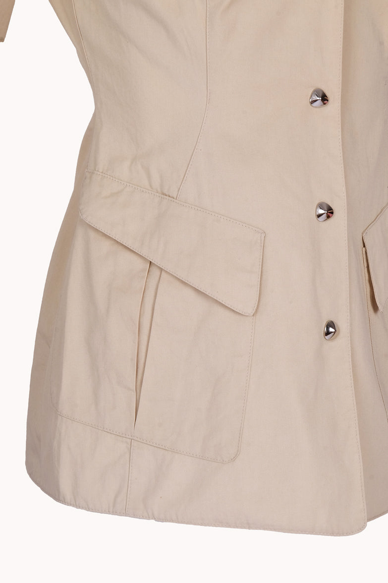 80s Thierry Mugler Activ Beige Jacket