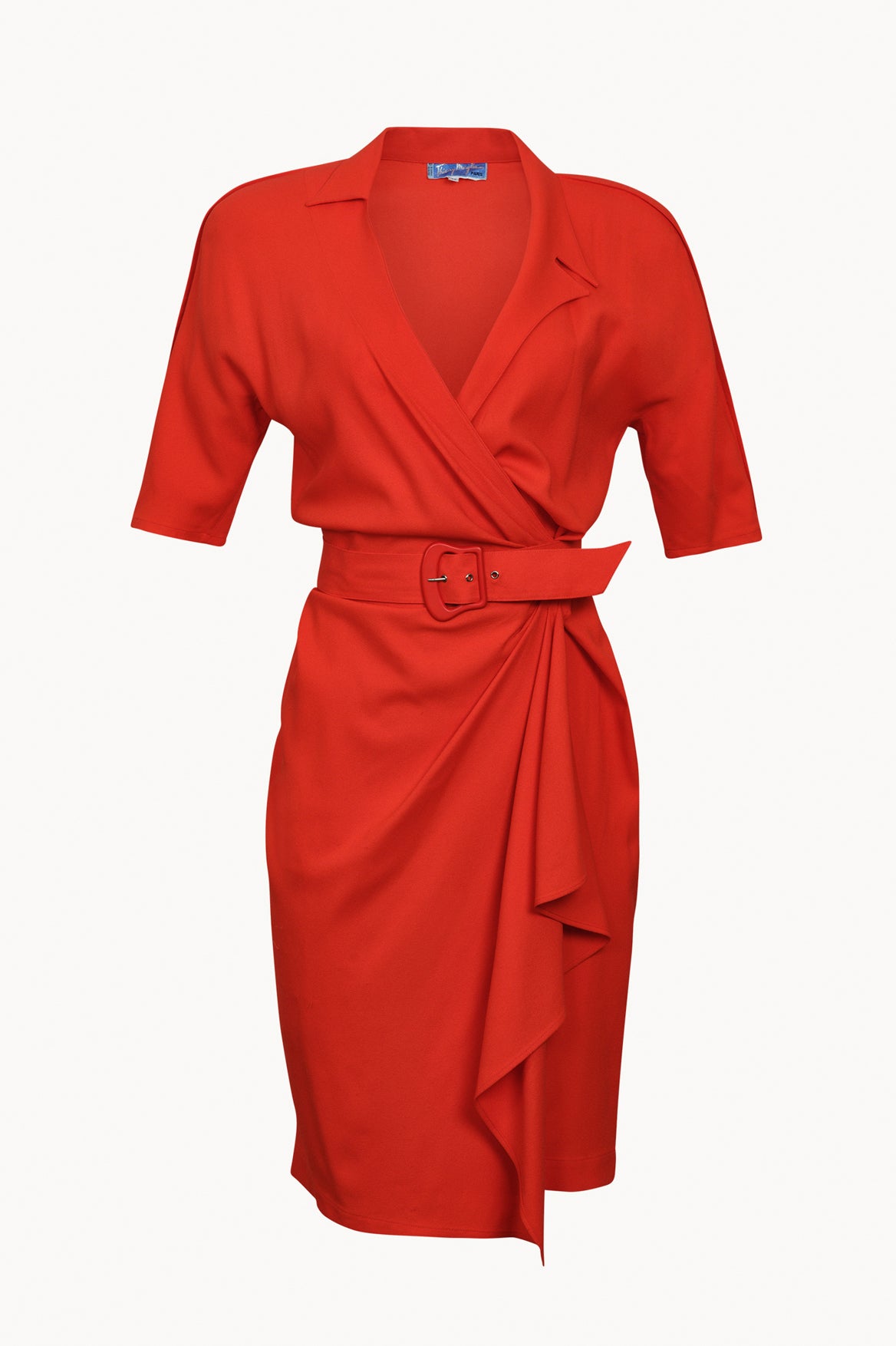 Bright red 90s Thierry Mugler Dress