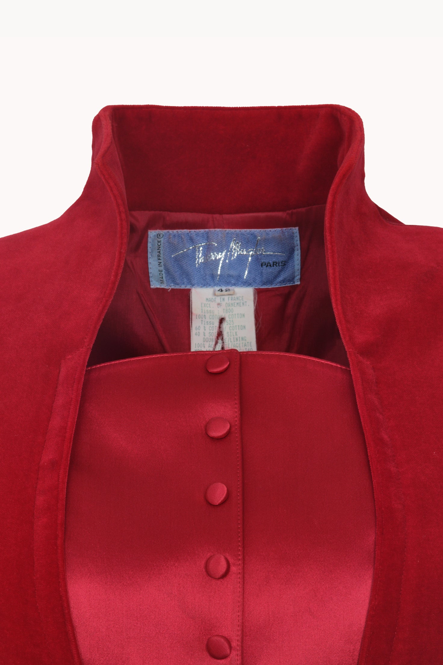 1986 Thierry Mugler Red Jacket