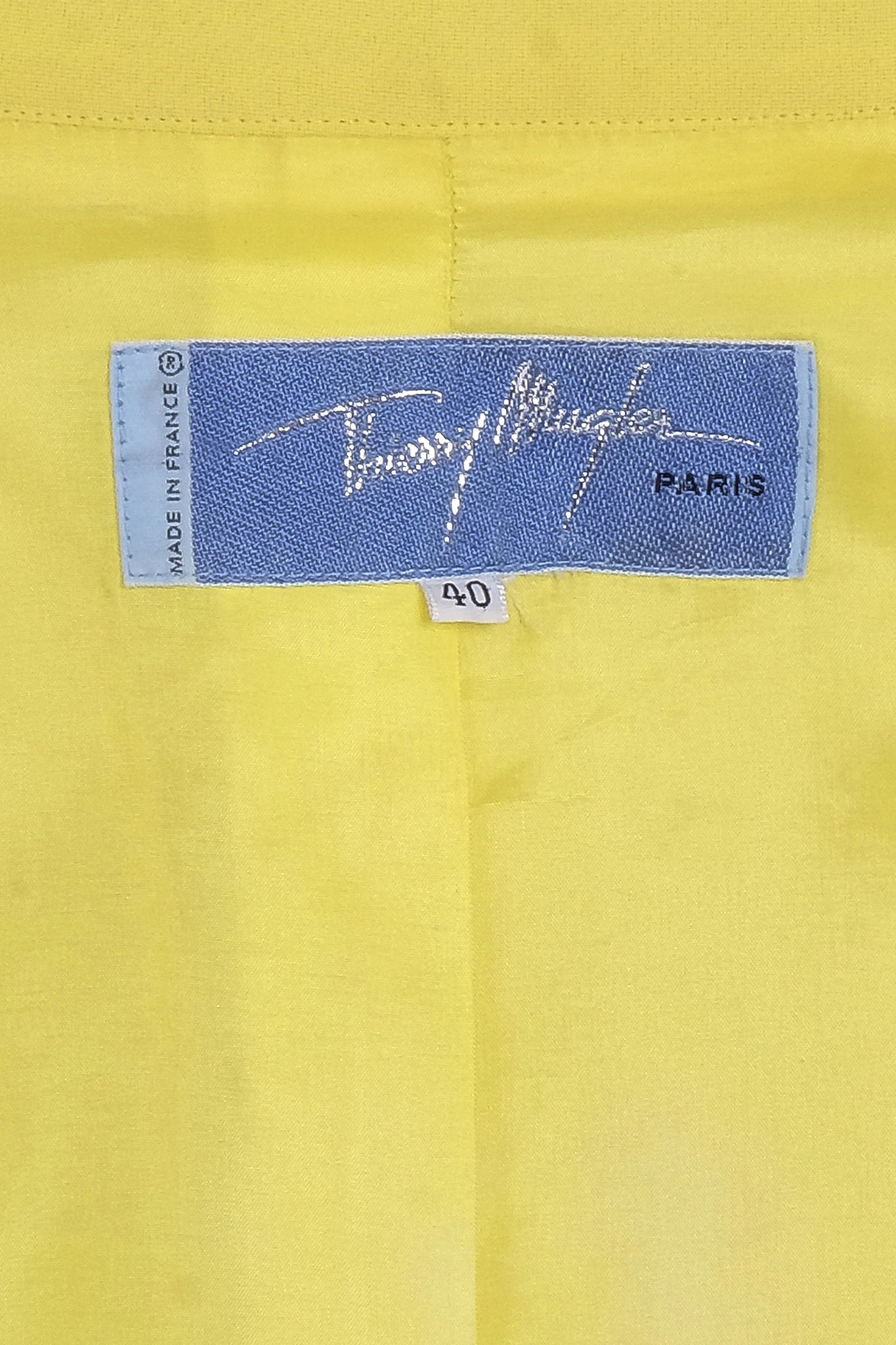 90s Thierry Mugler Yellow Jacket