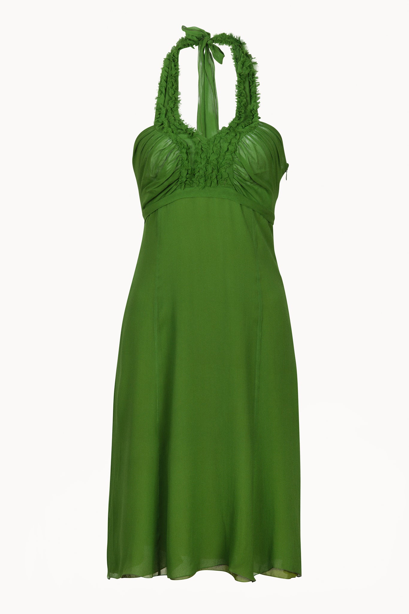 Vintage 2000s Valentino Green Dress