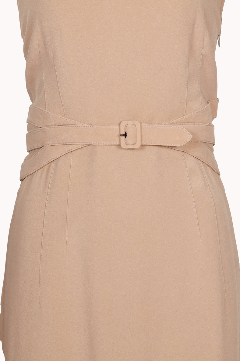 2000s Valentino Beige Dress