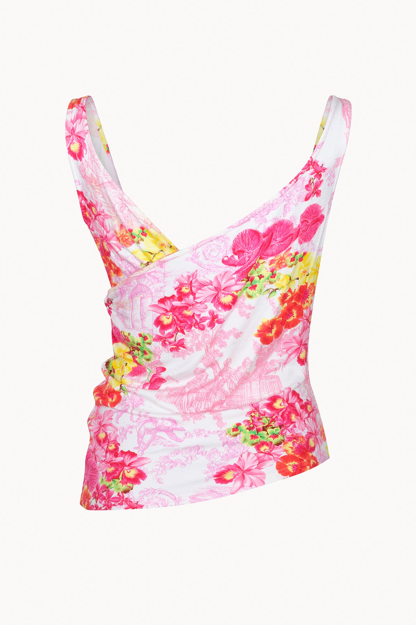 Versace Spring 2004 Floral Tank Top