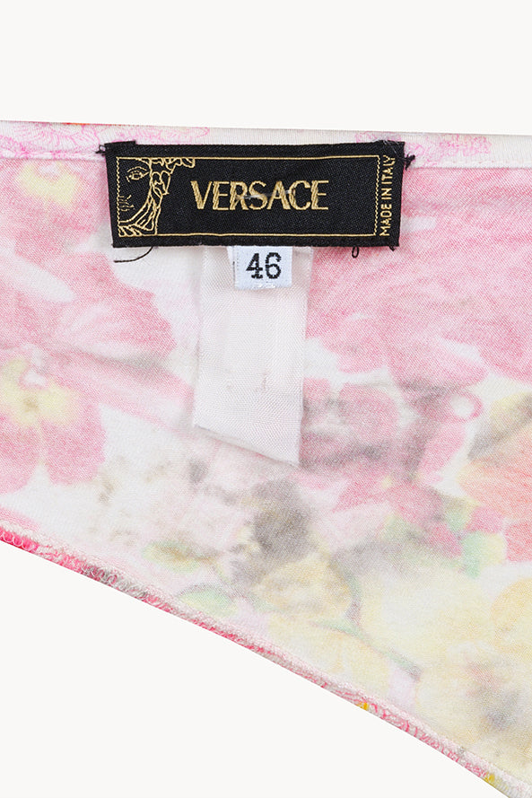 Versace Spring 2004 Floral Tank Top