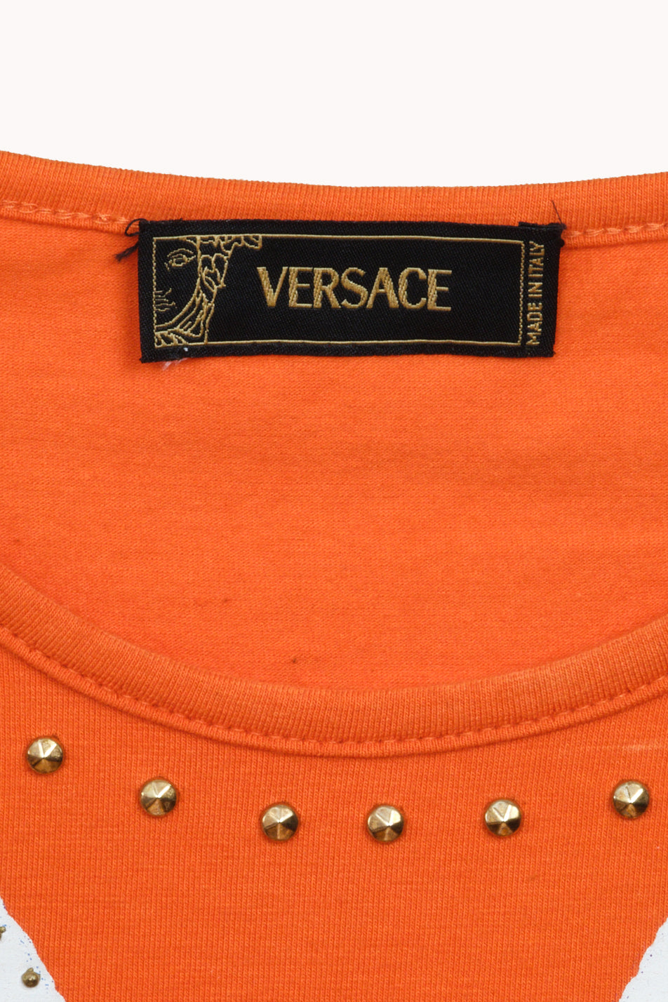 Versace Spring 2004 Orange T-Shirt