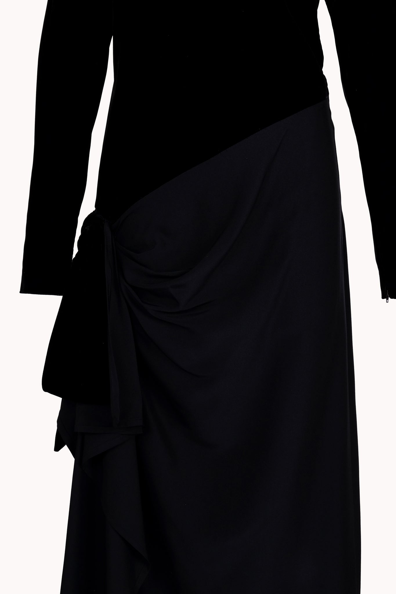 Yves Saint Laurent Fall 1983 Black Dress